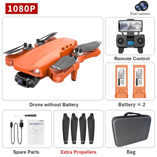 Drone professionnel GPS L900 Pro SE / L900 MAX 5G avec caméra 4K HD, moteur sans balais, quadrirotor, hélicoptère RC Distance, cadeau pour garçon