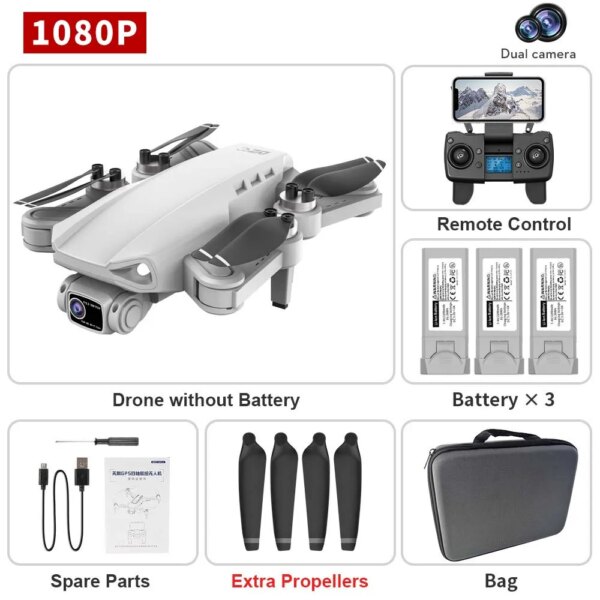 Drone Professionnel GPS L900 Pro SE / L900 MAX 5G Caméra 4K HD Brushless Pliable