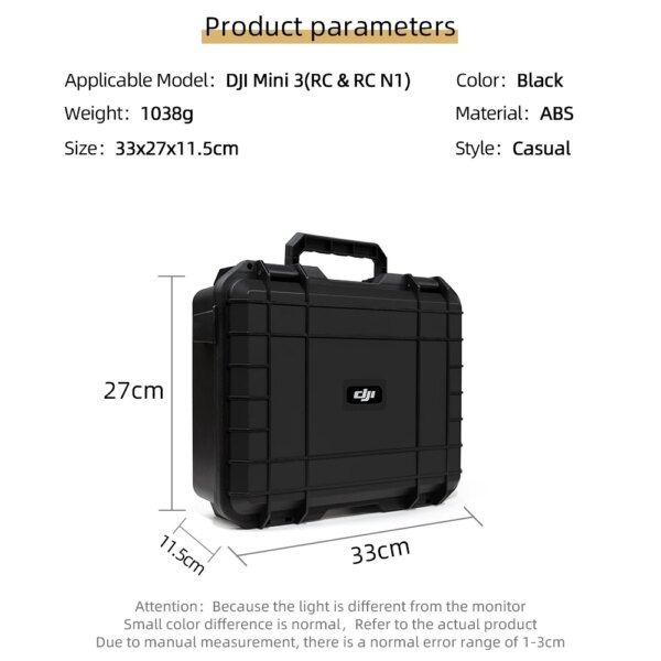 Sac de Rangement Portable pour Drone DJI Mavic Mini 3 Pro
