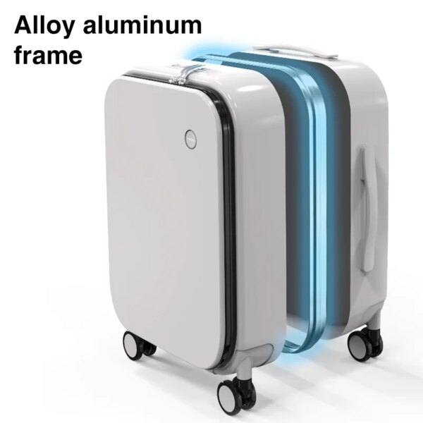 Valise Mixi M9260 – Cadre Aluminium, Roues Creuses Silencieuses, Cabine & Soute (18” / 20” / 24”)