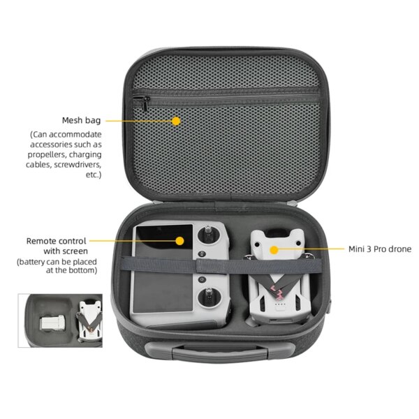 Sac de rangement pour télécommande DJI Mini 3 Pro