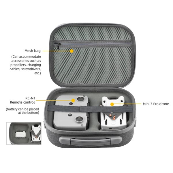 Sac de rangement pour télécommande DJI Mini 3 Pro