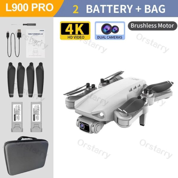3340-73923b.jpg Drone Pro SE L900 avec caméra HD et GPS 5G, temps de vol de 28 minutes