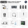 Mini Drone KY202 avec caméra 4K RC, hélicoptère à détection de geste avec ESC