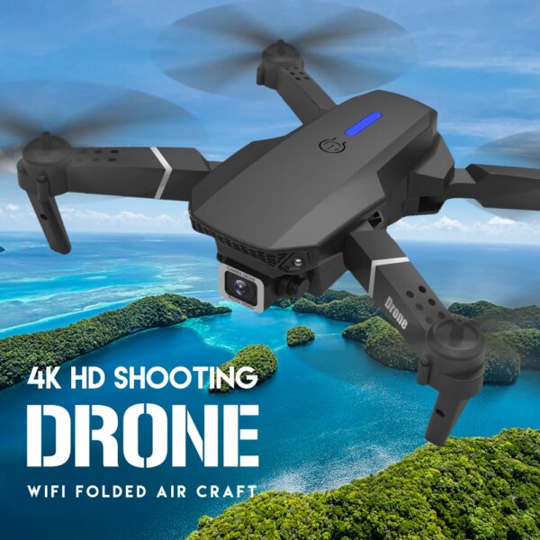 Quadcopter Drone  E88 Pro WIFI FPV avec grand Angle HD 4K 2023 P