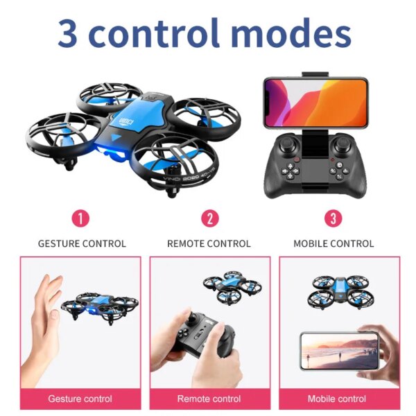 3578-b6e473.jpg Mini Drone V8 avec caméra HD 4K 1080P, WiFi Fpv, pression de l'air