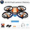 Mini Drone V8 avec caméra HD 4K 1080P, WiFi Fpv, pression de l'air