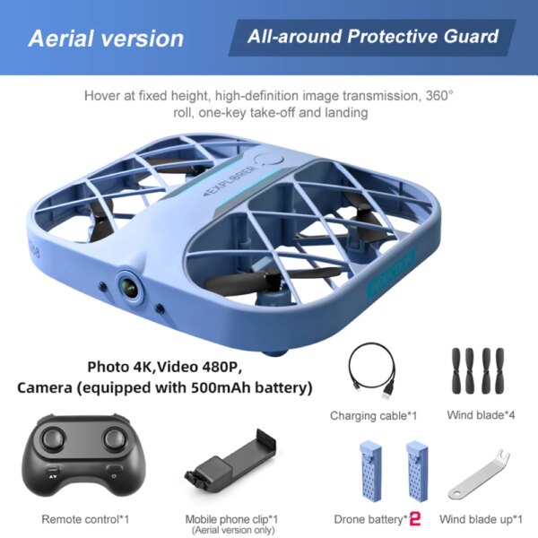 Mini Drone 8K 4K Quadcopter avec caméra Transmission