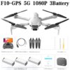 Drone FPV F10 4K HD double caméra GPS 5G WIFI