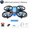 3687-39cc6e.jpg Mini Drone V8 avec caméra HD 4K 1080P, WiFi Fpv, pression de l'air