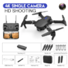 Mini Drone professionnel WIFI HD 4k E88, avec Mode caméra