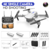 Mini Drone professionnel WIFI HD 4k E88, avec Mode caméra