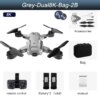 Drone 4k HD Double Caméra FPV RC Drone Avec 1080P Pliage Quadcopter Rc Distance 500M Cadeau Jouet