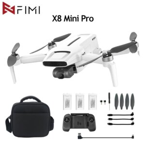 Drone FPV FIMI – MiniX8 PRO GPS, caméra 4K HD 3 axes,