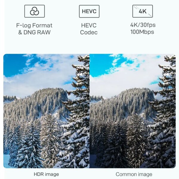 Drone FPV FIMI – MiniX8 PRO GPS, caméra 4K HD 3 axes,