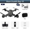 Drone 4k HD Double Caméra FPV RC Drone Avec 1080P Pliage Quadcopter Rc Distance 500M Cadeau Jouet