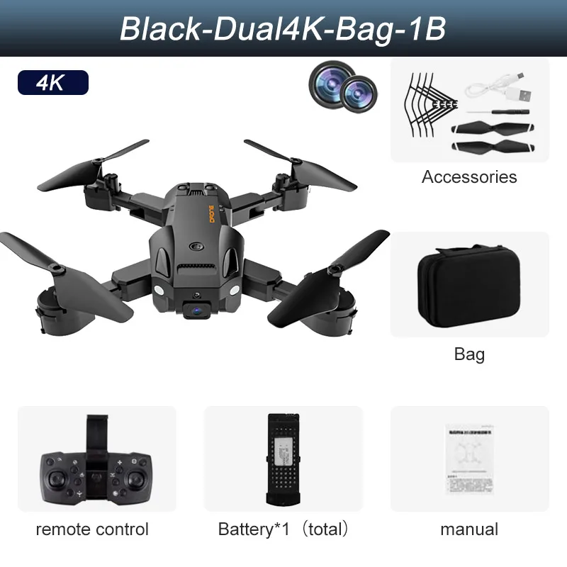 Black Dual4K Bag 1B