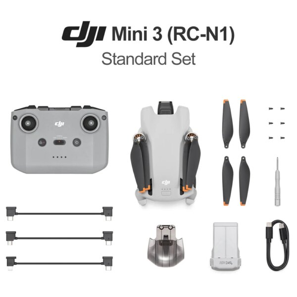 Drone DJI – Mini 3  caméra professionnel, Kit Combo