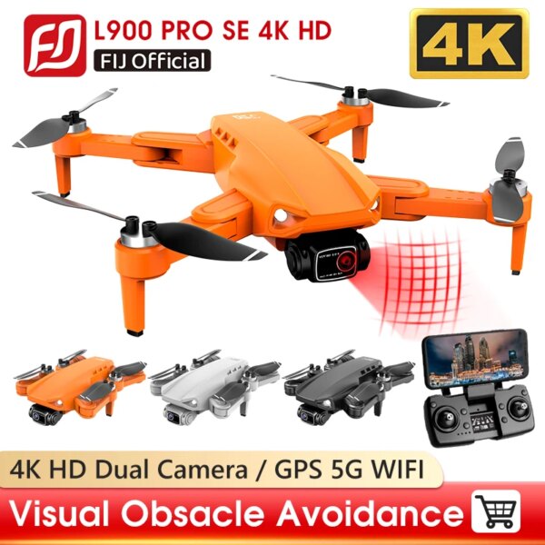 Drone FPV L900 PRO SE 4K HD à double caméra eviter les obstacles visuel