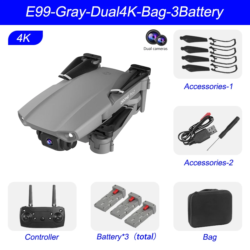 Gray-Dual4K-Bag-3B