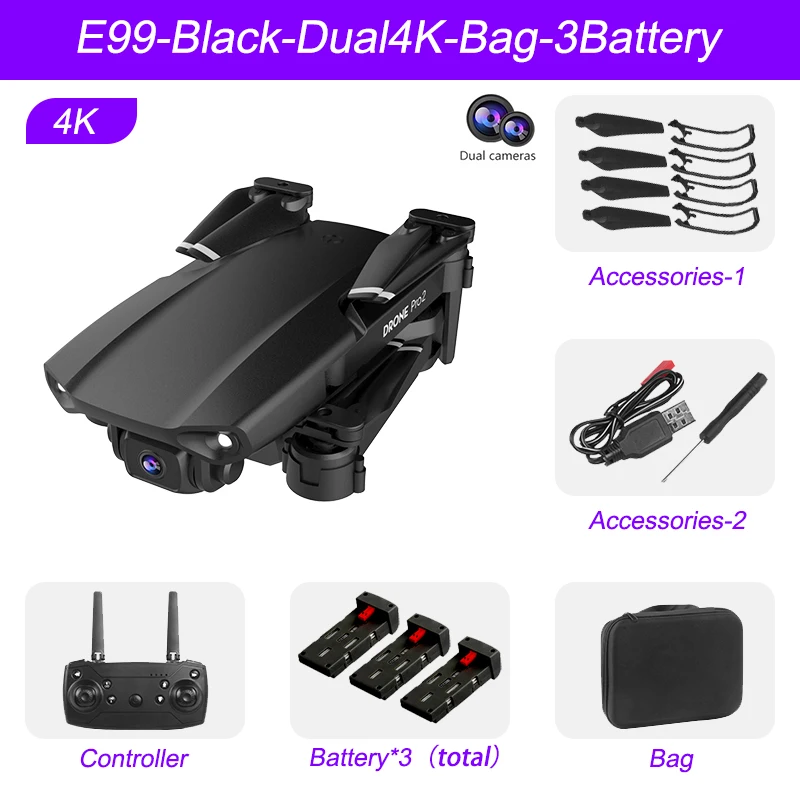 Black Dual4K Bag 3B
