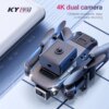 Drone professionnel KY912 avec caméra HD 4K, quadricoptère professionnel pliable