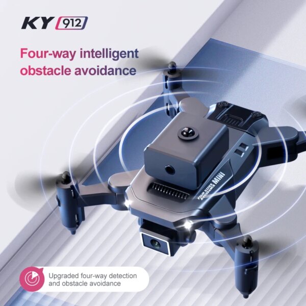 Drone professionnel KY912 avec caméra HD 4K, quadricoptère professionnel pliable