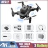 4976-2fa1a9.jpg Drone professionnel KY912 avec caméra HD 4K, quadricoptère professionnel pliable