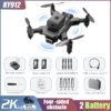 Drone professionnel KY912 avec caméra HD 4K, quadricoptère professionnel pliable