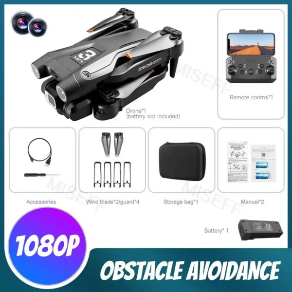 drone camera Z908 Pro, caméra HD 4K professionnelle, mini 4, localisation de flux optique