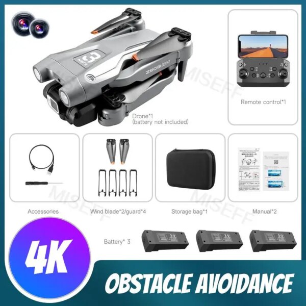 drone camera Z908 Pro, caméra HD 4K professionnelle, mini 4, localisation de flux optique
