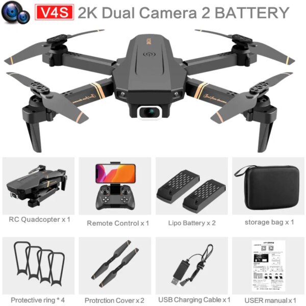 drone camera RC 4K/1080P HD caméra grand Angle WiFi Fpv