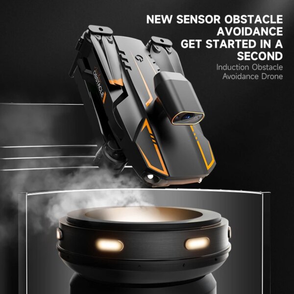 Drone camera HD professionnelle, 4K, pliable, RC Quadrotor, FPV, WIFI, hélicoptère, jouet, cadeau