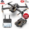 Drone camera HD professionnelle, 4K, pliable, RC Quadrotor, FPV, WIFI, hélicoptère, jouet, cadeau