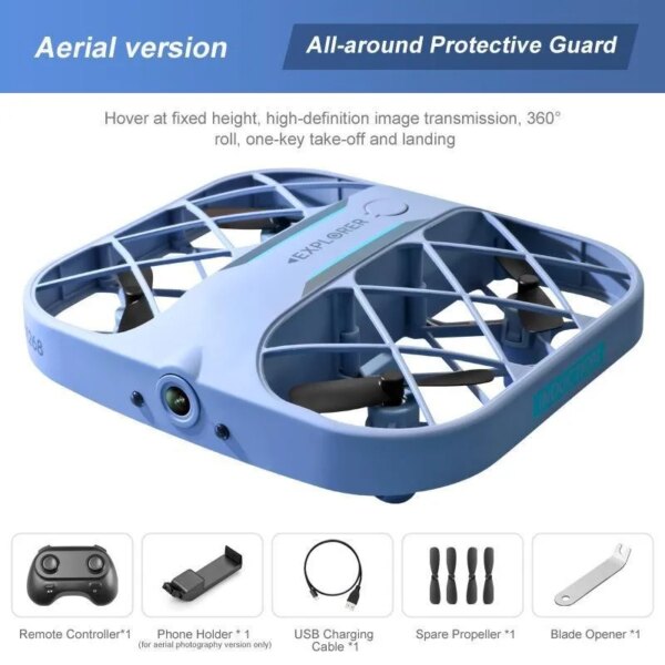 Mini Drone Dron 4K Quadcopter with Camera RealTime Transmission