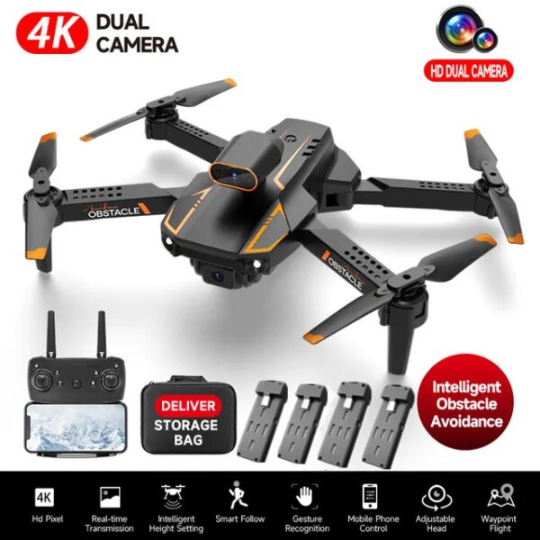 Drone camera HD professionnelle, 4K, pliable, RC Quadrotor, FPV, WIFI, hélicoptère, jouet, cadeau