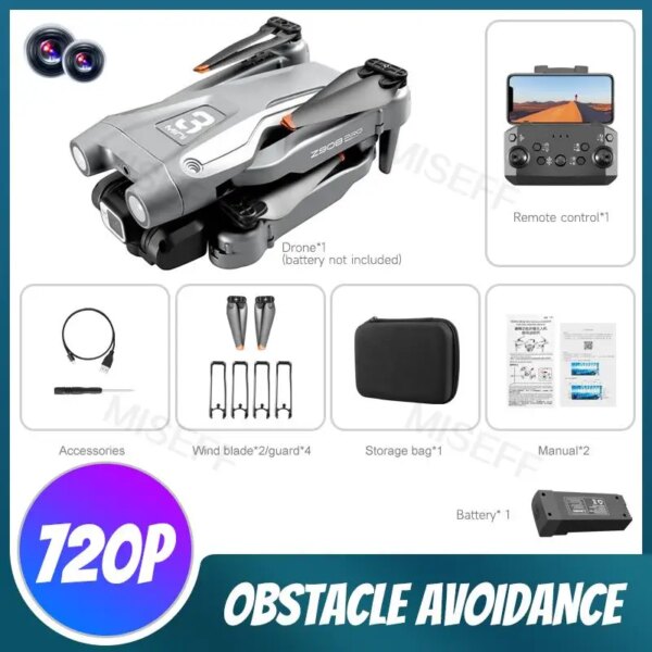 drone camera Z908 Pro, caméra HD 4K professionnelle, mini 4, localisation de flux optique