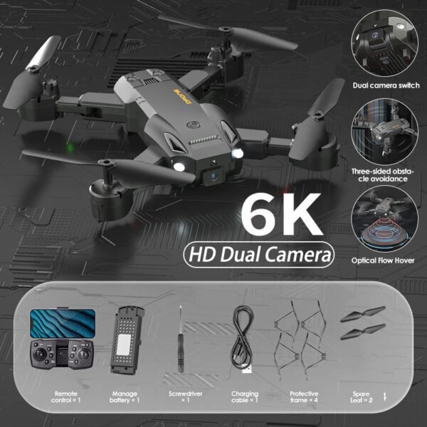 Drone 5G GPS 8K – Quadrirotor professionnel pour photographie aérienne