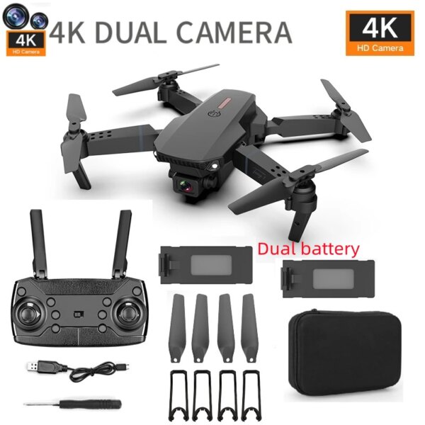 5503-438628.jpg Drone FPV WIFI 4K , maintien en hauteur RC pliable