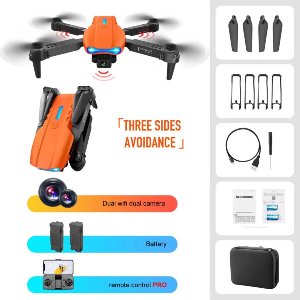 5674-0ba471.jpg Mini Drone FPV E99 Pro RC 4K double caméra, WIFI