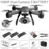 Drone FPV RC 4K 1080P 720P, 4DRC V14, double caméra
