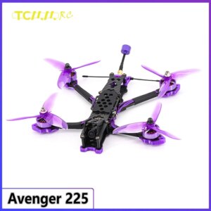 Drone fpv de course RC pour quadrirotor, avec cadre 225HD 2306-1850kv