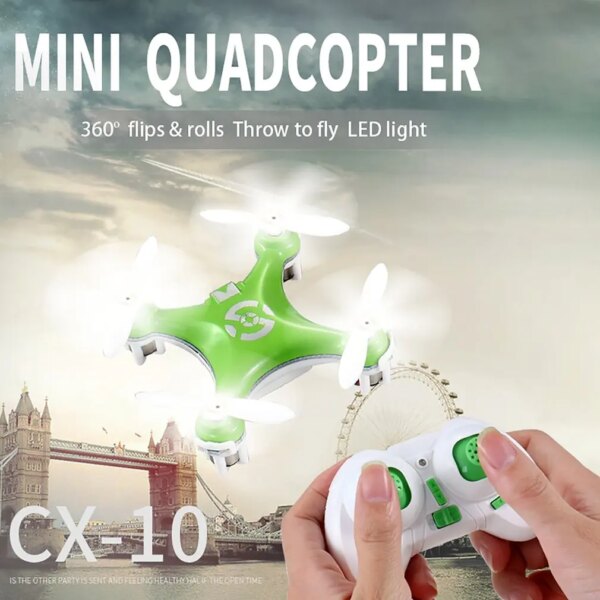 6108-e88f72.jpg Mini Drone CX-10 G 4CH 6 axes RC, jouet hélicoptère de poche avec lumière LED