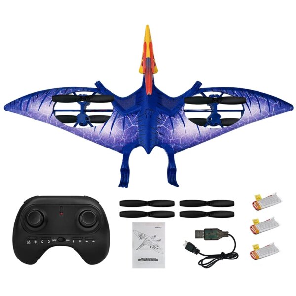 Mini Drone dinosaure télécommandé, 2.4G, hélicoptère radiocommandé