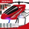 Grand jouet hélicoptère électrique RC en alliage, modèle de Drone