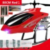 Grand jouet hélicoptère électrique RC en alliage, modèle de Drone