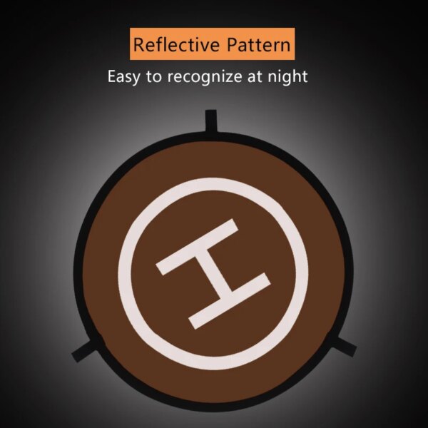 🚁 Piste d’Atterrissage Drone Universelle Fluorescente – Étanche & Ultra-Visible (55 cm)