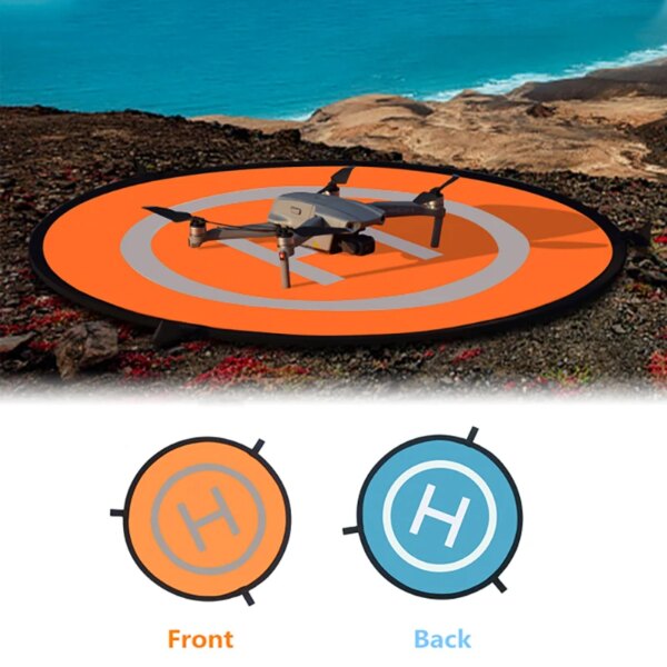 🚁 Piste d’Atterrissage Drone Universelle Fluorescente – Étanche & Ultra-Visible (55 cm)