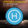 🚁 Piste d’Atterrissage Drone Universelle Fluorescente – Étanche & Ultra-Visible (55 cm)