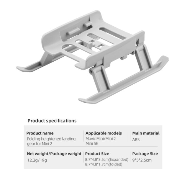 6334-ce255c.jpg 🚁 Train d’atterrissage pliable pour Drone DJI – Mini SE / Mini 2 / Mavic Mini